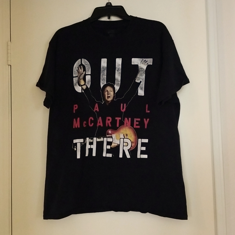 Paul McCartney concert tee Black Size XL